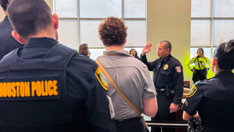 METRO Police Chief Ban Tien Speaks to MPD and HPD Officers