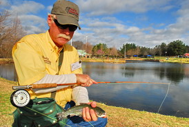Trout angler