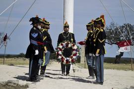 Honor Guard at Ft. McKavett Wreath Laying Ceremony