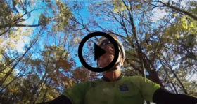 Cyclist on Tyler bike trail, video link