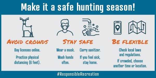 Responsible hunting practices graphic