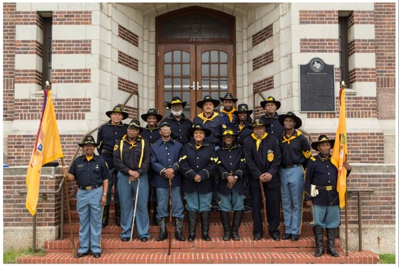 Volunteers of the Buffalo Soldier Museum