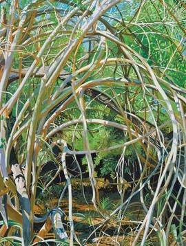 grass in painting