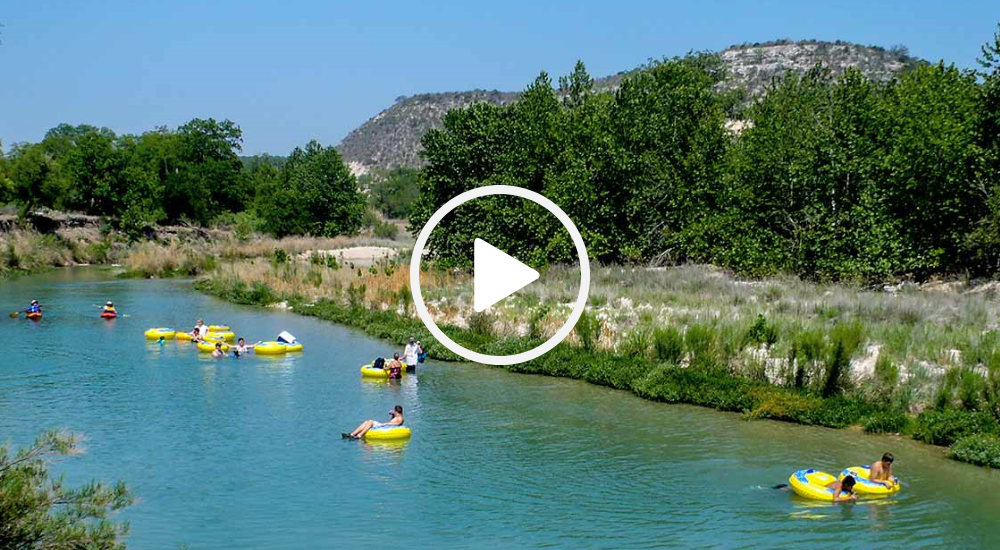Floating S Llano River, with video