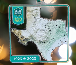 Texas State Parks centennial ornament