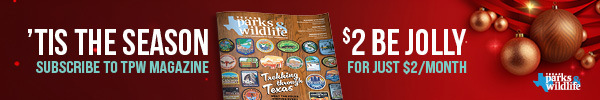Texas Parks and Wildlife magazine holiday sale, with link 