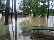Flooded area in Huntsville SP 