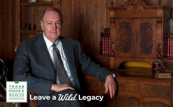 Image of William J. "Bill" Hill. Text reads Leave a Wild Legacy.