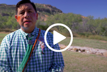 Kiowa Tribe member Warren Queton, video link 