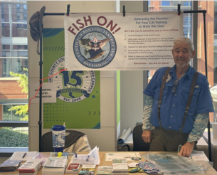 Jim Bratton advertising CAI at Merit Badge University