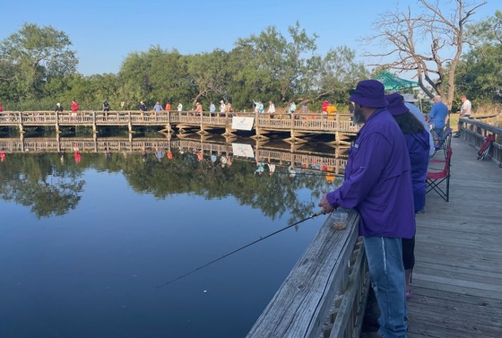 Picture of Cedar Hill State Park fishing pond