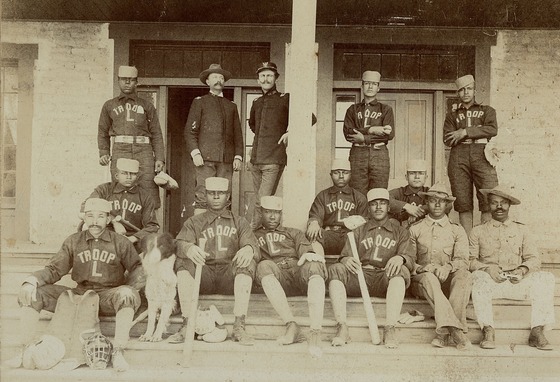 9th Cavalry Baseball team in New Mexico