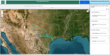 Texas Watershed Viewer