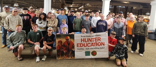 Hunter Ed class pic at Bass Pro Shop