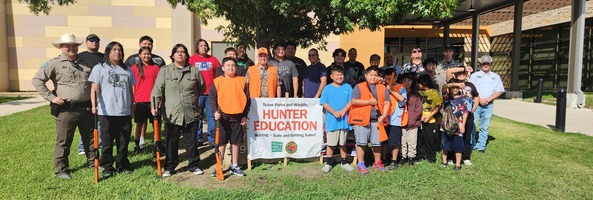 Class picture on the lawn at a school