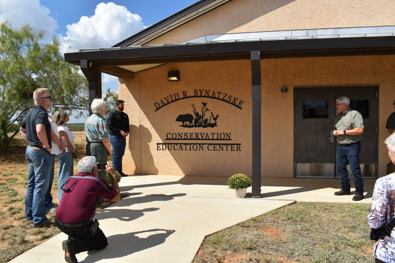 David R. Synatzske Conservation Education Center Dedication