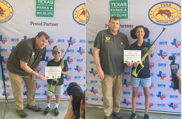 Kids accepting awards for tournament win