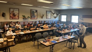 Game warden teaching class