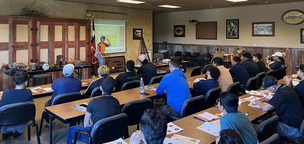 Class in session in classroom