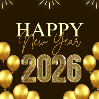 Happy New Year 2026 sign