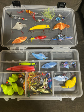 Pictures of 3D printed fishing lures