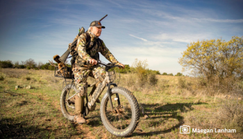 Hunter on E-bike, link to story