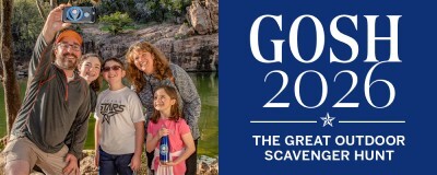 GOSH! 2026, family outdoors taking photo, link
