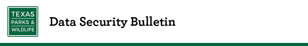 Data Security Bulletin