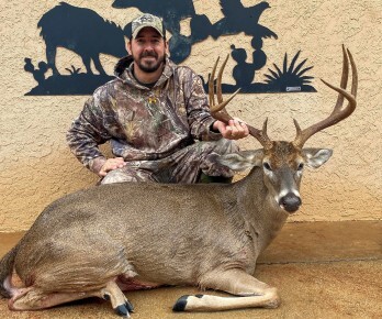 Buck harvest and hunter at Chaparral WMA, link 