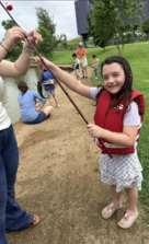 Picture of a girl with a fish