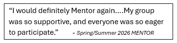 quote by a mentor