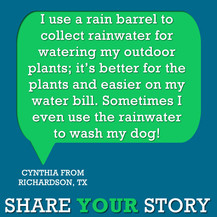 Share Your Story Rain Barrel