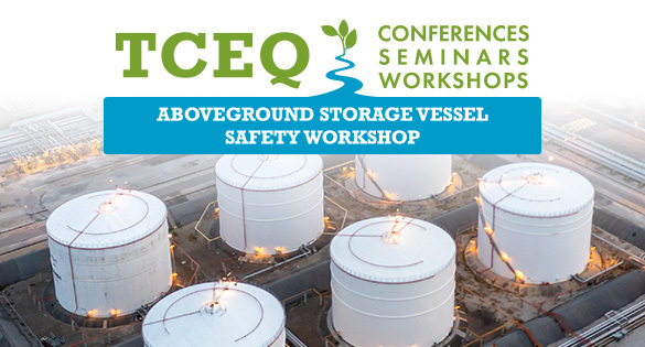 TCEQ Logo above storage tanks