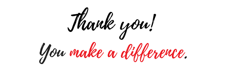 Thank you_You make a Difference