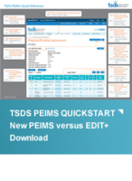 TSDS PEIMS Comparison w EDIT+