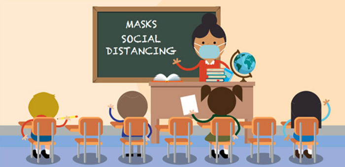 masks and social distancing