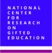 National Center for Research on Gifted Education logo