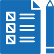 blue test icon