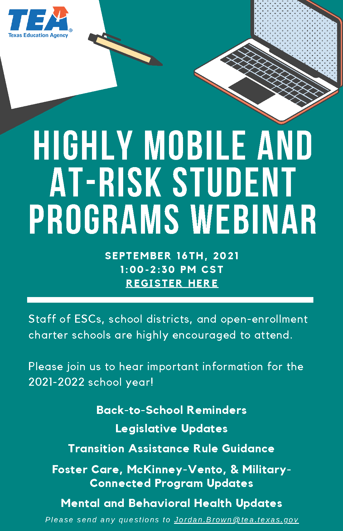 webinar flyer