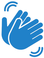 clapping hands icon