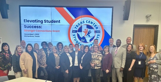 Texas Center for Student Supports advisory group kick off with regional education service centers.