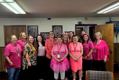 Paint Rock ISD visit attendees.