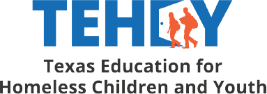 TEHCY Texas Education for Homeless Children and Youth