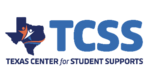 Texas Center for Student Supports Logo with state of Texas image and letters TCSS