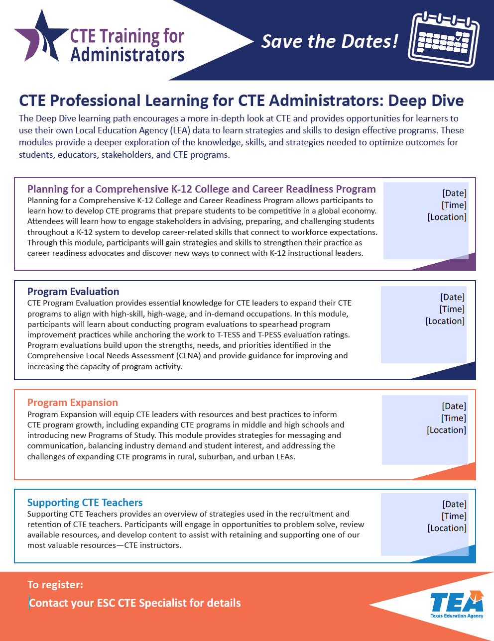 CTE Training for Administrators: Deep Dive