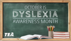 dyslexia month graphic