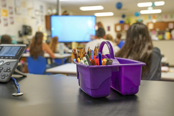 image of classroom supplies