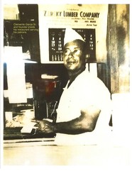 Founder of the Texas Cafe, Clemente Garza Sr. inside his restaurant. 