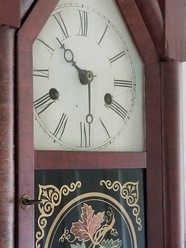 Close-up of Fanthorp Family Clock