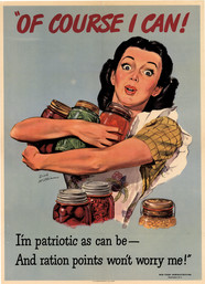 Rationing poster WWI